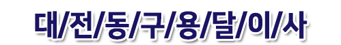 대전동구용달이사